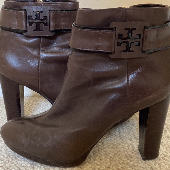 Tory Burch Barrick coconut brown bootie size 10M - Picture 2 of 9